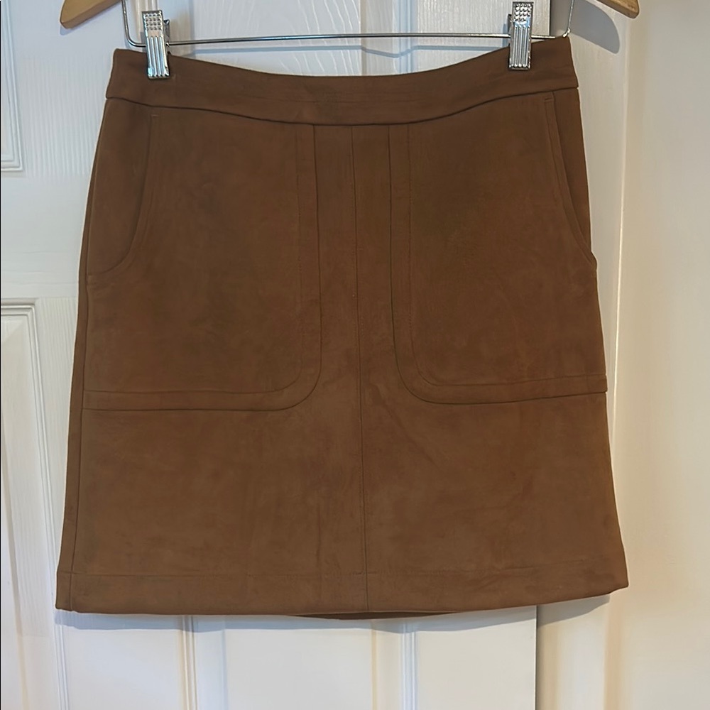 LOFT Tan Pencil Skirt